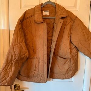 Old Navy Women's Brown Puffer Jacket